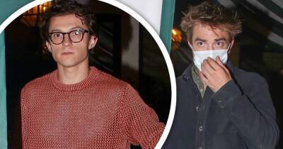Robert Pattinson and Tom Holland cut casual figures as they dine out - www.msn.com - California