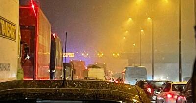Police warning as driver hit by car on M62 after getting out to look at crash - www.manchestereveningnews.co.uk - Manchester