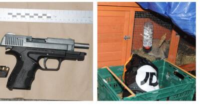"What's up glock?!": Police find loaded gun hidden next to Ashton RABBIT HUTCH - www.manchestereveningnews.co.uk