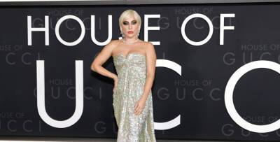 Lady Gaga Sparkles at 'House of Gucci' L.A. Premiere, Playfully Yells at Al Pacino on Red Carpet (Video) - www.justjared.com - Los Angeles