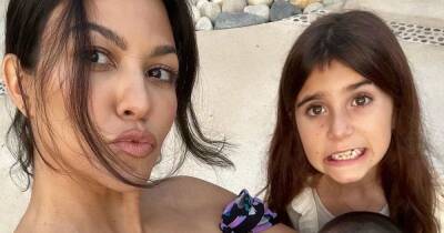 Kourtney Kardashian fires back at fan who says she's 'never with her kids' - www.ok.co.uk - Mexico