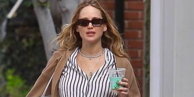 Jennifer Lawrence Shows Off Her Baby Bump During a Day Out in LA - www.justjared.com