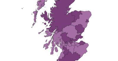 Scotland's top 13 areas where Covid is worst as 83% of UK sees spike in cases - www.dailyrecord.co.uk - Britain - Scotland