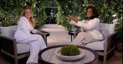 Adele and Oprah Winfrey match in white power suits for TV special - www.ok.co.uk - Los Angeles - USA