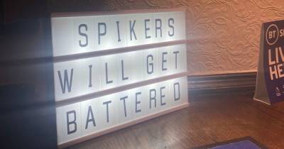'Spikers will get battered': Middleton pub issues blunt warning to drink spikers - www.manchestereveningnews.co.uk - Manchester