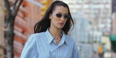 Bella Hadid Heads Back to Her Hotel After a Day Out in NYC - www.justjared.com - New York