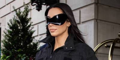 Kim Kardashian Wears Futuristic Sunglasses For a Day Out in NYC - www.justjared.com - New York