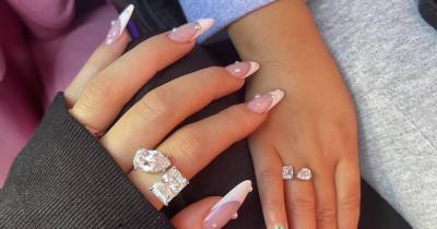 Kylie Jenner and Stormi flaunt matching diamond rings as a gift from Travis Scott - www.ok.co.uk