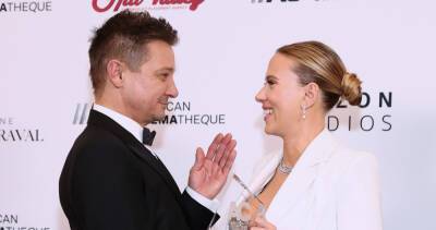 These Photos from Scarlett Johansson's Reunion with Jeremy Renner Are So Sweet! - www.justjared.com - USA - Beverly Hills