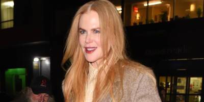 Nicole Kidman Bumps Elbows With Fan After 'Being The Ricardos' Screening - www.justjared.com - New York