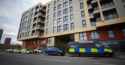 Armed police raid luxury apartment block in Salford and arrest two men over shooting in Morecambe - www.manchestereveningnews.co.uk - Manchester