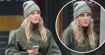 Perrie Edwards seen for first time with son Axel in Cheshire - www.msn.com - county Cheshire - county Edwards