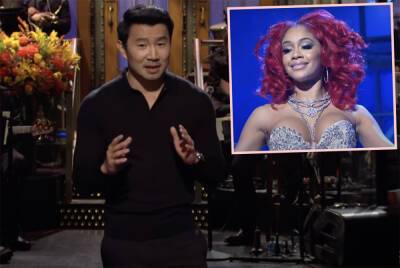 Shang-Chi Star Simu Liu & Saweetie Take Over Saturday Night Live! - perezhilton.com