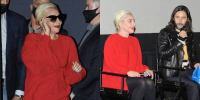 Lady Gaga & Jared Leto Team Up for a 'House of Gucci' Q&A Panel Discussion in L.A. - www.justjared.com - Los Angeles
