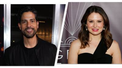 Katie Lowes - Adam Rodriguez - Evan Williams - Here's Your First Look at CBS' Holiday Movies Starring Adam Rodriguez and Katie Lowes (Exclusive) - etonline.com - Seattle
