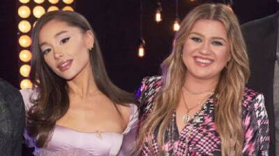 Ariana Grande and Kelly Clarkson Face Off While Singing Hits From Britney Spears, Celine Dion and More - www.etonline.com