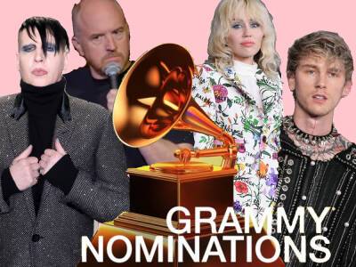 Grammys Defend Marilyn Manson & Louis C.K. Nominations As Miley Cyrus & Machine Gun Kelly Respond Very Differently To Snubs - perezhilton.com