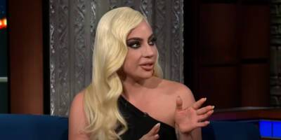 Stephen Colbert - Patrizia Reggiani - Lady Gaga Defends Her Italian Accent in 'House of Gucci' - justjared.com - Italy