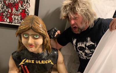 A Metallica fan has built a life-size Lars Ulrich toilet - www.nme.com