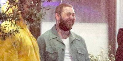 Post Malone Enjoys a Night Out With Friends in West Hollywood - www.justjared.com