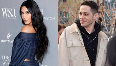 Kim Kardashian Pete Davidson Hold Hands Share A Laugh In New PDA Photos From Date Night - hollywoodlife.com - Santa Monica