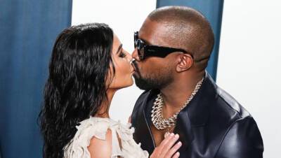 Kanye West Posts Photo Of Him Kim Kardashian Kissing After Saying God Will Bring Them Back Together - hollywoodlife.com