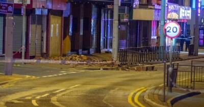 Blackpool Promenade closed after 'building collapse' during high winds - www.manchestereveningnews.co.uk - city Springfield