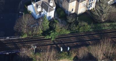 Storm Arwen rail chaos captured by helicopter team as fallen trees block Scots train tracks - www.dailyrecord.co.uk - Scotland