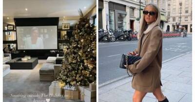 At home with Molly-Mae Hague as she shares inside her winter wonderland pad transformed for Christmas - www.manchestereveningnews.co.uk - London - Manchester - Hague