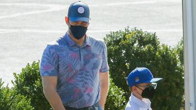 Chris Pratt Brings Son Jack, 9, To Golf Event On Rare Public Outing Together — Photos - hollywoodlife.com - Santa Monica