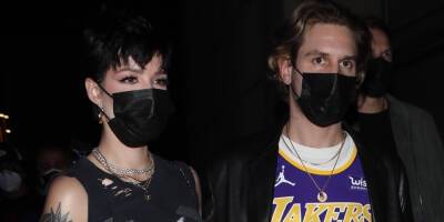 Halsey & Boyfriend Alev Aydin Couple Up for the Lakers Basketball Game - www.justjared.com - Los Angeles - Detroit