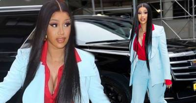 Cardi B looks like a businesswoman in a tailored suit - www.msn.com - Los Angeles - USA - New York - county Bronx
