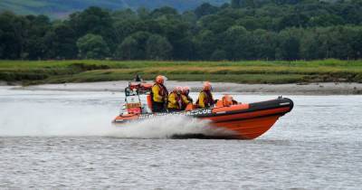 Nith Inshore Rescue Team crew members remained on standby during 40th anniversary celebrations - www.dailyrecord.co.uk