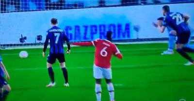 The Paul Pogba moment caught on camera during Manchester United's game against Atalanta - www.manchestereveningnews.co.uk - Manchester