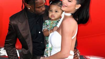 Travis Scott Gives Kylie Jenner and Stormi Webster Matching Diamond Rings - www.etonline.com