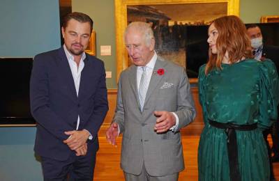 Leonardo DiCaprio Meets With Prince Charles During Cop26 Summit In Scotland - etcanada.com - Scotland - county Summit - Adidas