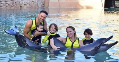 Kimberley Walsh under fire for taking her children swimming with dolphins in Dubai - www.ok.co.uk - Dubai