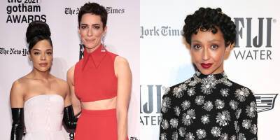 Tessa Thompson & Ruth Negga Bring 'Passing' To Gotham Awards 2021 with Rebecca Hall - www.justjared.com - New York