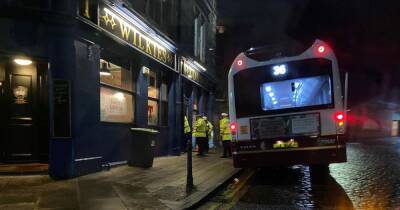 Driver reported after bus hits pedestrian in Edinburgh street - www.dailyrecord.co.uk - Scotland