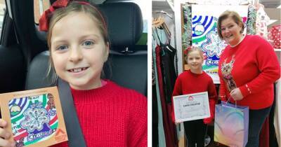 Ayrshire schoolgirl wins national Christmas card competition - www.dailyrecord.co.uk
