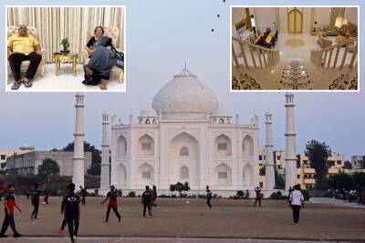 Devoted husband builds mini replica of the Taj Mahal for his wife - nypost.com - India