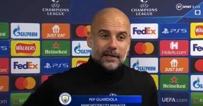 'When you are Man City nobody helps you': Pep Guardiola reacts to PSG result in Champions League - www.manchestereveningnews.co.uk - Manchester