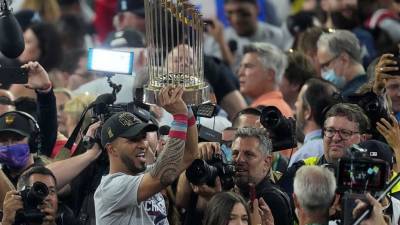 World Series TV viewers up 20% from 2020 but down from 2019 - abcnews.go.com - New York - Los Angeles - Texas - Atlanta - Houston - county Bay - county Arlington