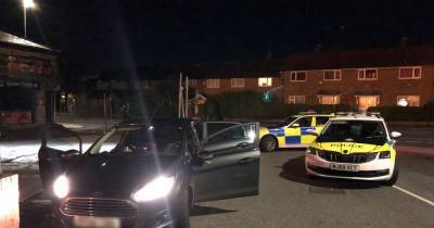 Two arrests as stolen car bearing false number plates halted with 'stinger' device - www.manchestereveningnews.co.uk - Manchester