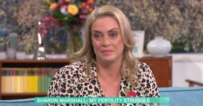Sharon Marshall in tears over being 'embarrassed' to tell pals about fertility issues - www.ok.co.uk - county Marshall - city Sharon, county Marshall