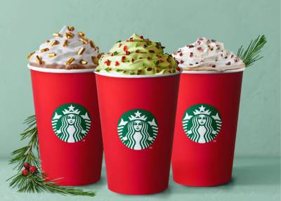 Starbucks’ holiday drinks 2021 are here: Sugar Cookie Almondmilk, Reindeer Pops - nypost.com