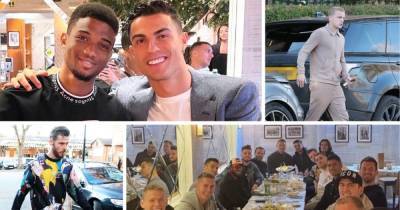 Cristiano Ronaldo and Amad bond as Manchester United team pictured together for lunch - www.manchestereveningnews.co.uk - Italy - Manchester - county Hale