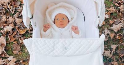 Stacey Solomon puts baby Rose in Rex's doll pram for walk as she looks 'lost' in her own - www.ok.co.uk