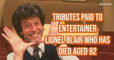 Lionel Blair dead: Legendary showbiz entertainer dies aged 92 - www.msn.com