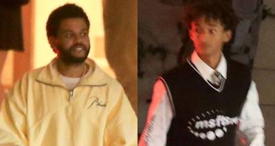 The Weeknd & Jaden Smith Meet Up With Some Friends for Dinner in WeHo - www.justjared.com